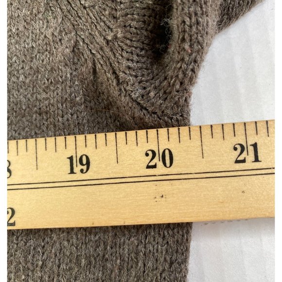 Alyx Womens Grey with Brown Undertones Scoop Neck Sweater Dress Size XL - Picture 5 of 8